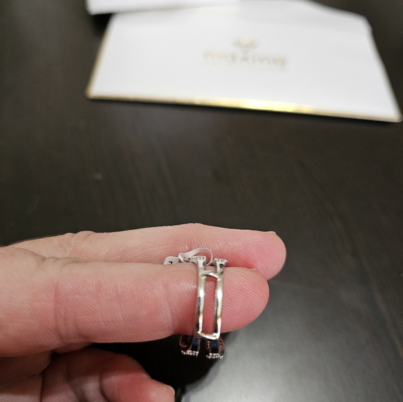 NWT Maxine halo ring enhancer insert size 8 925 sterling - Picture 2 of 12